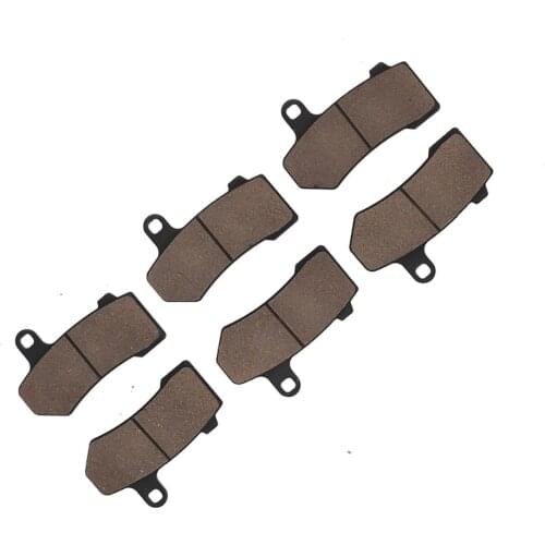 Front+Rear Brake Pads For Harley Touring Road King Electra Street Glide V-Rod