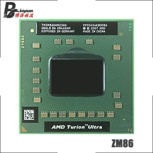 AMD Turion X2 Ultra ZM-86 ZM 86 ZM86 2.4 GHz Dual-Core Dual-Thread CPU Processor TMZM86DAM23GG Socket S1