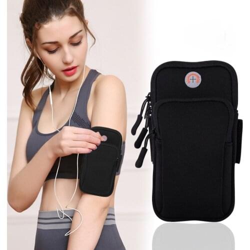 Universal 6'' Waterproof Sport Armband Bag Running Jogging Gym Arm Band Mobile Phone Bag Case Cover Holder for iPhone Samsung