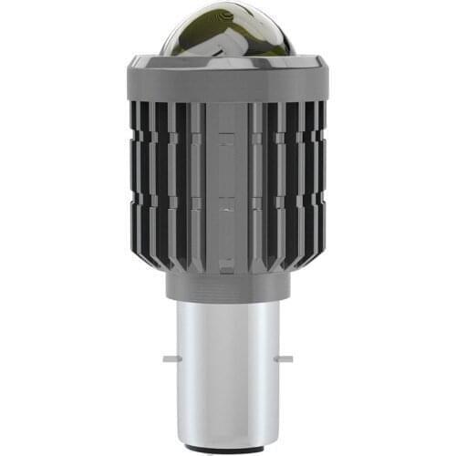 LED Headlamp With Built-in Lens Dual Color High And Low Beam Spotlight Fish Eye Lamp For Electric Motorcycle