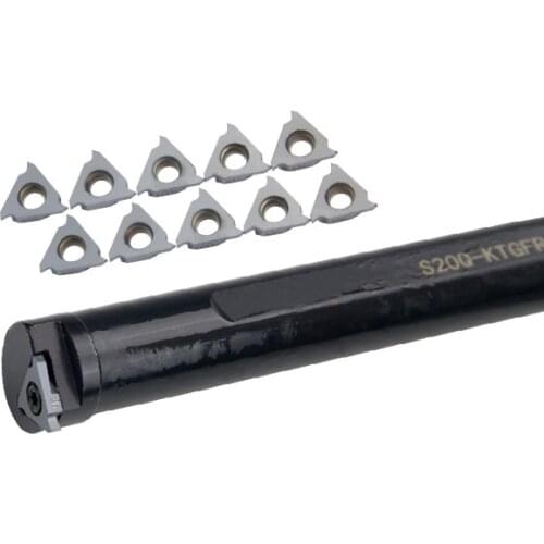 1PC S16Q-KTGFR16 S32S-KTGFR16 CNC Lathe Machine Internal Grooving Turning Tools Slotting Tool TGF32R/L Holder for -KTGFR/L