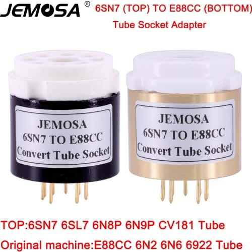1PC 6N8P 6N9P ECC32 ECC33 6SN7 6SL7 TO ECC88 6922 6N1 6N2 6N6 6N11 Vacuum Tube Amplifier Convert Socket Adapter HIFI Audio