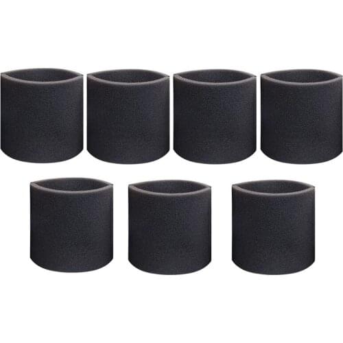7 Pack VF2001 Foam Filter Type for Shop Vac Wet Dry Vacuums 5 Gallon and Larger,for Vacmaster&Genie Shop Vacuum Cleaners