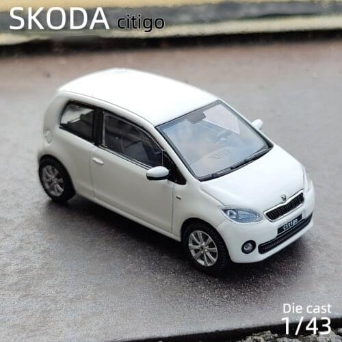 1:43 Skoda Citigo Alloy Car Model Diecast Toy Vehicle High Simitation Cars Toys For Children Kids Xmas Gifts