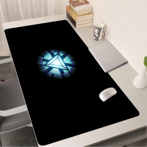 Big Mousepad Chrome Iron Gaming Accessories Gamer Mouse Pad PC Gamer Cabinet Cheap Gaming Laptop Office Carpet Deskmat Large