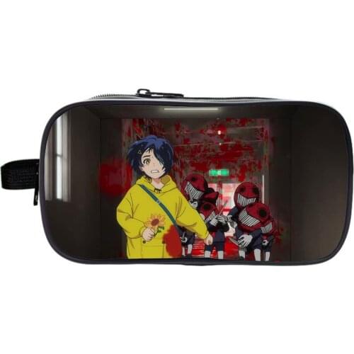 Wonder Egg Priority Pencil Case Double Layer Zippers Pencil Box Large Capacity Storage Bag Office Pen Holder Kids Stationery Bag