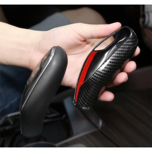 TPU Console Gear Shift Handle Sleeve Decoration Cover Trim For BMW 5 Series G30 G38 2018 X3 G01 G08 2018 7 Series G12 2016-18