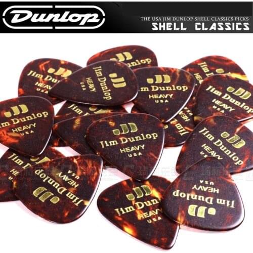 Dunlop Celluloid Classic Guitar Pick Plectrum Mediator, 4 Thickness Available