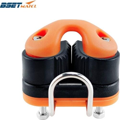Composite Ball Bearing Cam Cleat with leading Ring Pilates Equipment Boat Fast Entry Rope Wire Fairlead Sailing Accessories