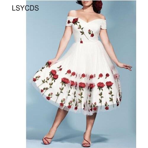 LSYCDS White Summer Dresses