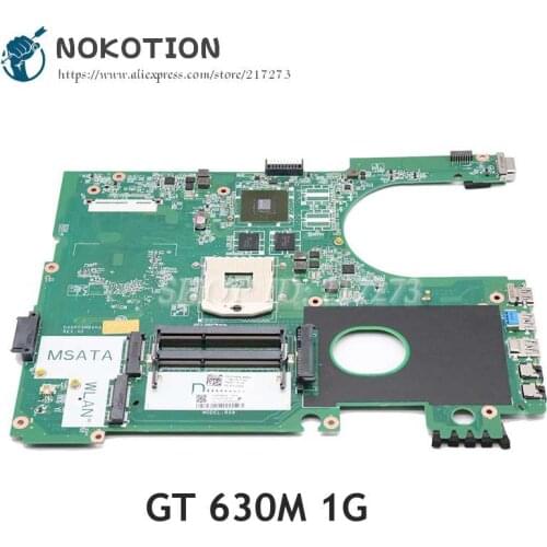 NOKOTION DA0R09MB6H1 CN-01040N 01040N 1040N Laptop Motherboard For Dell Inspiron 15R 5720 Main Board GT630M DDR3