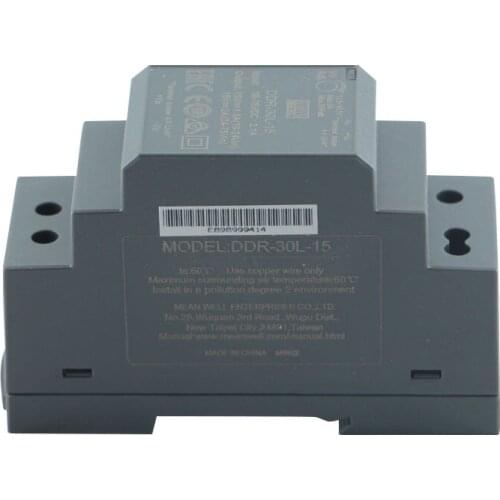 MEANWELL DDR-30L 30G-15 15V 2.0A 30W meanwell 30W DIN Rail Type DC-DC Converter Switching Power Supply