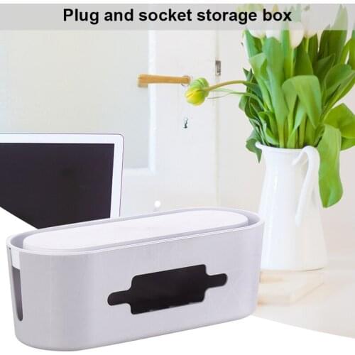 Multi-Functional Cable Socket Box Line Storage Box USB Extension Cord Storage Clean and Neat Power Strip Box _WK