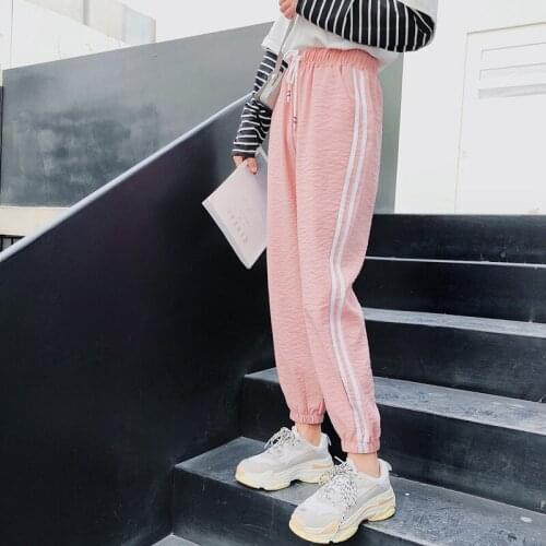 Fashion Korean Womens Leggings Sexy Casual Motile Stripe Leg Warmer Fit Most Sizes Trousers Womans Leggings