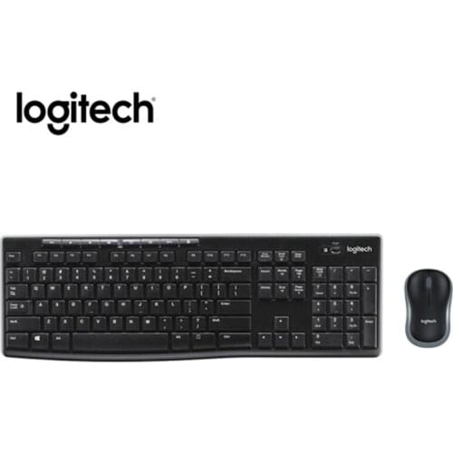Logitech MK270 Wireless Mouse Keyboard Set Logitech Combo 2.4GHz USB Receiver Connection Full-size Keyboard For PC Laptop