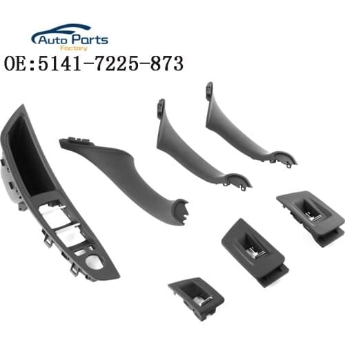 New Car Interior Door Handles For Left And Right Hand Drive Inner Door Panel Pull Trim Cover For BMW F10 51417225873