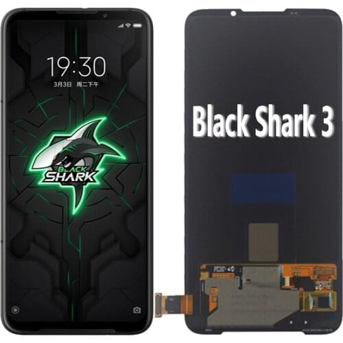 Original AMOLED 6.39" For Xiaomi Black Shark 3 KLE-H0 KLE-A0 LCD Display Touch Digitizer Screen Replacement Assembly