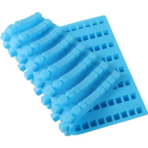 DIY Ice Maker Tray 168 Grids Food Grade Silicone Ice Cube Molds Square Frozen Ice Cubes Tool Kitchen Supplies Candy Maker Mould