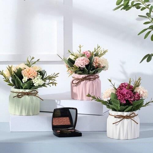 Simple Hipster Artificial Flower Artificial Flower Home Decoration Artificial Potted Living Room Indoor Decoration