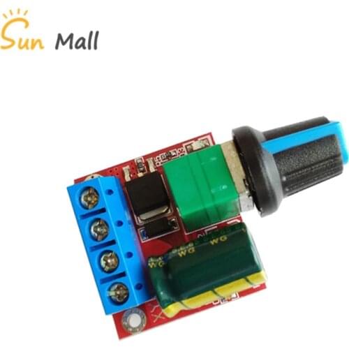 PWM DC Motor Governor /5V-35V Speed Control Switch /5A Switch Function LED Dimming