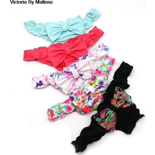 Women Bow Bikini Bottom Biquini Printing Swimwear Sexy Bikinis Swimsuit Plus Size XL swim suit Brazilian Bottoms secret Summer