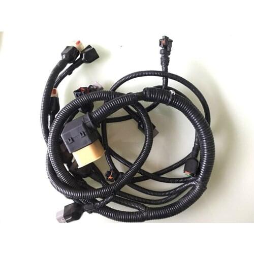 Free shipping PC200-8 6D107 Engine Wiring Harness for Komatsu Excavator Wire Cable