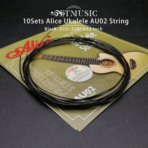 10SET Alice Ukulele String Nylon String Clear Nylon or Black Nylon UK String