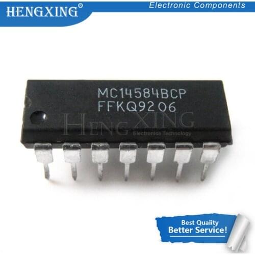 10pcs/lot MC14584BCPG MC14584BCP MC14584 DIP-14 In Stock