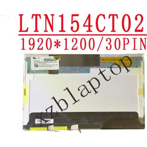 15.4" 1920*1200 30pin LTN154CT02 LP154U2 TLA2 WUXGA For DELL Precision M4400 Latitude E6500 LCD Screen Panel