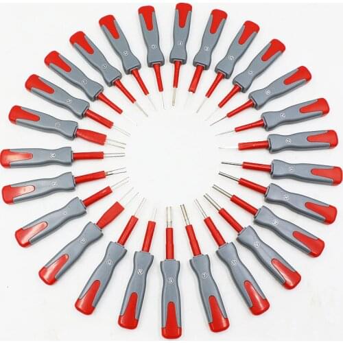 26pcs Car Terminal Pin Crimp Terminal Release Puller Car Wire Removal Tool Repair Tool Automotive Wire Terminal Pin Removal Tool