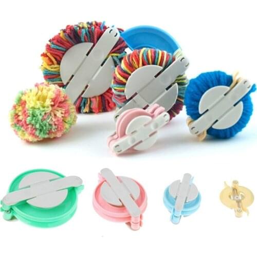 38mm/48mm/68mm/88mm 4 Szie Weave Tool New Pompom Maker Fluff Ball Making Machine Knitting Needles DIY Sewing Tools Needle Craft