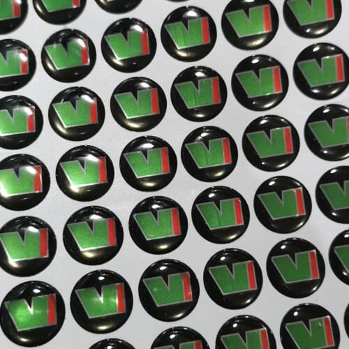 4 pcs 15mm Pvc Car Smart Remote Key Shell Case Cover Fob Emblem Symbol Sticker Logo For Holden Lancia Lotus Skoda