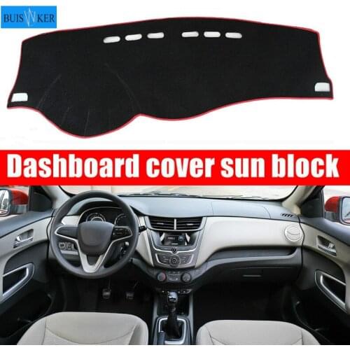 For Chevrolet Sail 3 2015 - 2018 Interior Accessories Auto Car Dashboard Cover Dash Mat Board Pad Carpet Dashmat Anti-UV Mats