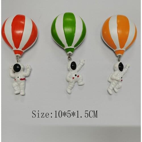 Amazonas Hot Selling Fasion Message Holder Sticker Home Decoration Balloon Astronaut Cartoon Pilot Fridge Magnet