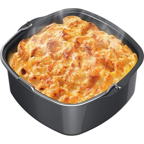 Non-stick Cake Baking Tray Basket Airfryer For Philips Baking Dish Pan Air fryer HD9925 HD9232 HD9233 HD9220 HD9627 Kitchen Tool