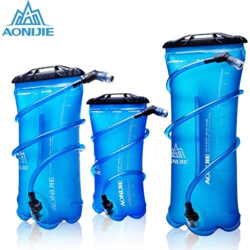 AONIJIE Outdoor Water Bag Foldable PEVA Sport Hydration Bladder For Camping Hiking Climbing Cycling Trail Running 1.5L 2L 3L