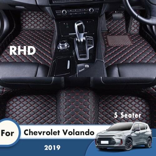 RHD Car Floor Mats For Chevrolet Volando 2019 5 Seater Carpets Custom Auto Styling Foot Pads Car Accessories Interior Covers Rug