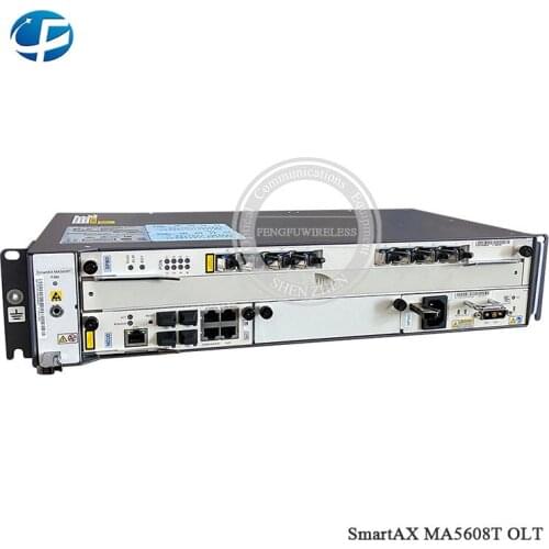 Free Shipping HW MA5608T 1G OLT Chassis+1*SMXA/1 MCUD Card+1*MPWC /MPWD Power+1*GPBD/ GPFD C+ Service Board For MA5608T GPON OLT