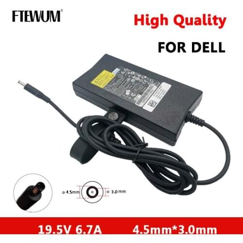 Laptop AC Adapter 19.5V 6.7A 130W 4.5*3.0mm Charger For Dell Precision M6300 Ispiron15 7000 7557 XPS 14 XPS 15 9530 Power Supply