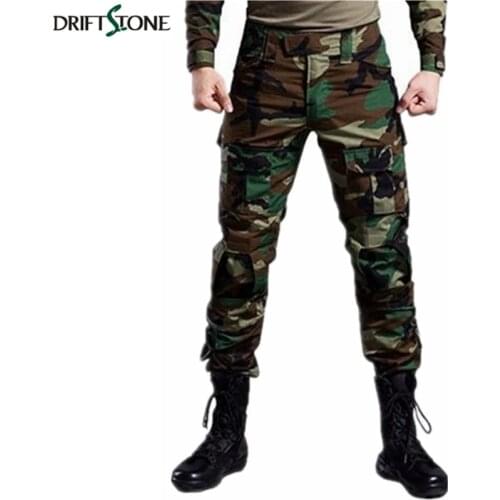 Woodland Camouflage Tactical Military Pants Men Airsoft Painball US Army Cargo Trouser MAD HLD Combat Pants Work Clothing