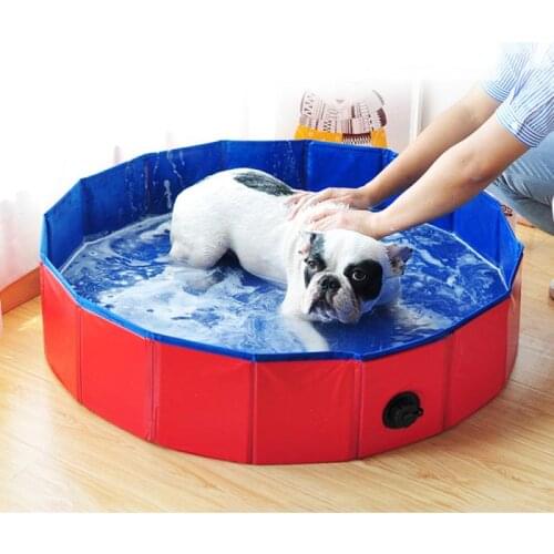 Dog Pet Bath Pool Beach Tub Outdoor Indoor Collapsible Swimming Pool Bathtub Wash Tub Foldable And Portable For Dogs Cats Kids