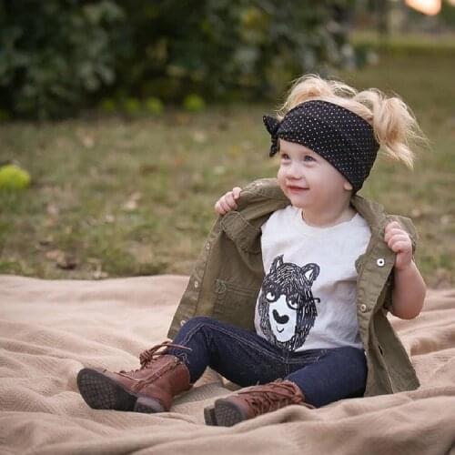 Infant Baby clothes set Monster Squad Bear Tops T-shrit+ pants 2pcs bebes kids sets Summer I'll eat you up Boys Clothes outfits