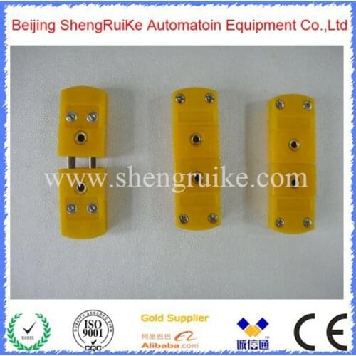 Best Selling Mini Thermocouple Connector K Flat pin Male and Female China Post Free Shipping