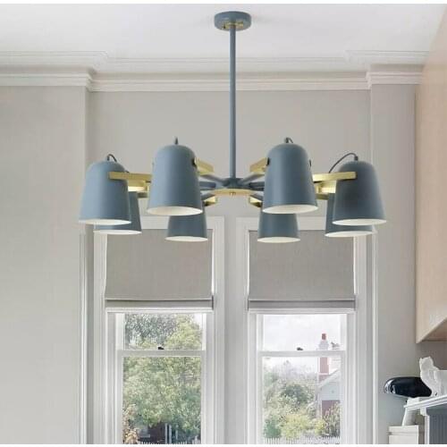 Nordic bedroom LED chandelier modern living room restaurant bar office ceiling lamp indoor lighting