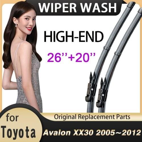 Car Wiper Blade for Toyota Avalon XX30 2005 2006 2007 2008 2009 2010 2011 2012 Windscreen Windshield Brushes Car Accessories