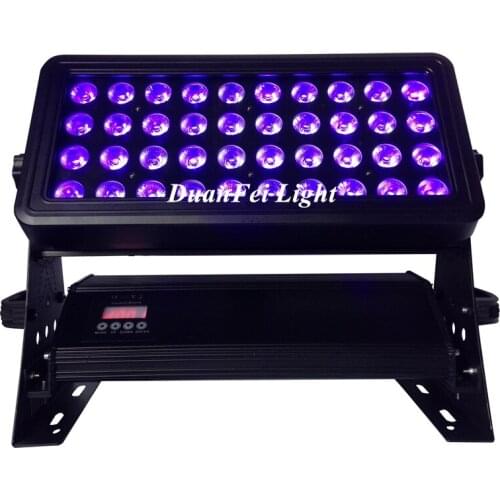 DMX Color changing outdoor wall washer dmx led rgbwauv city color led 40x18w