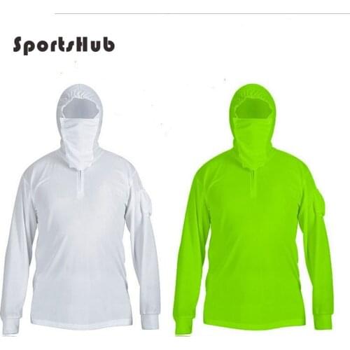 SPORTSHUB Quick Dry Fishing Vest Sun Protection Polyester Fishing Clothing Anti-UV Fishing Clothes Fishing Shirts FT0063
