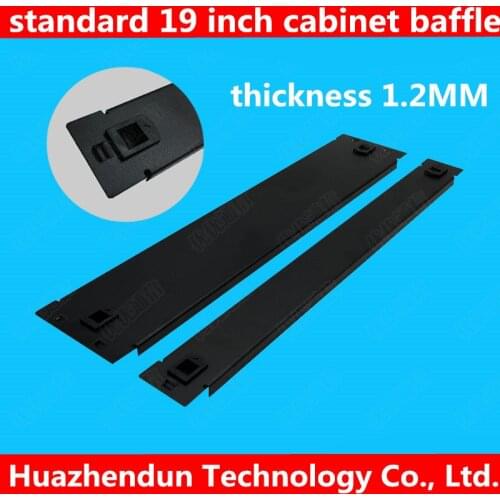 Standard 19-inche quipment cabinet 1U Installation-free baffle 2U clip baffle 1.2MM thickness 4U bracket