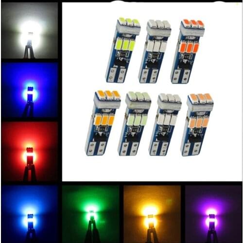 T5 Led W3W Meter Bulb Instrument Dash Lights 73 74 17 27 Auto Interior Wedge Dashboard Dash Side Lamp Signal Bulb