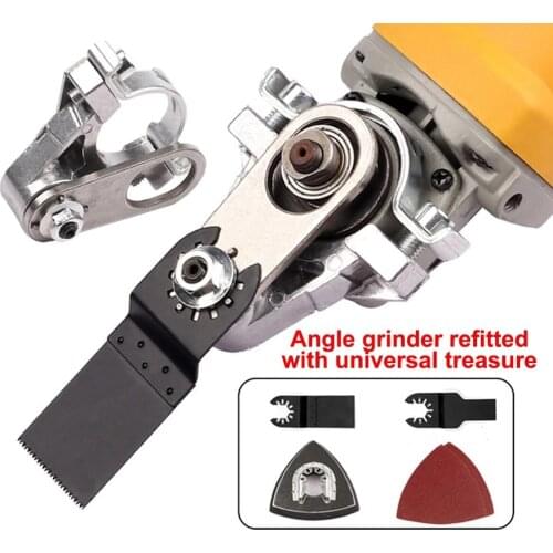 Angle Grinder To Grooving Machine Adapter Angle Grinder Conversion Universal Head Kit For 100 Model Woodworking Tool